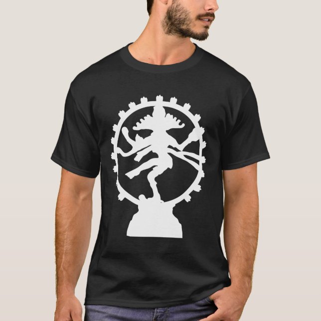 Shiva Gud Hindu Relaxed Fit T Shirt (Framsida)