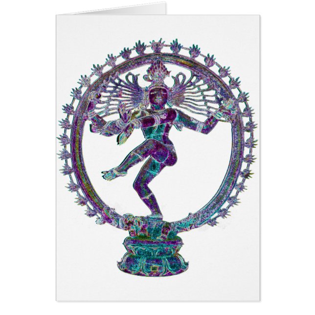 shiva hälsningskort (Framsidan)