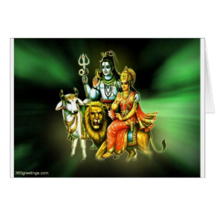 Shiva Hälsningskort