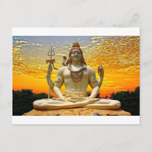 SHIVA HINDU GOD VYKORT
