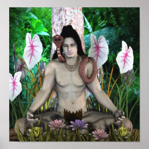 shiva hindu gud poster från 14.95