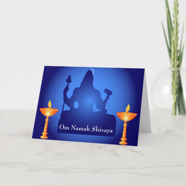 Shiva - Indiska Gud Kort (Framsida)