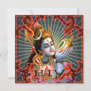 SHIVA-kort, hälsning, inbjudan
