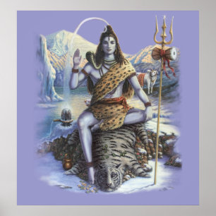 Shiva Mahadev-konst Poster