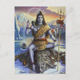 Shiva Mahadeva Vykort