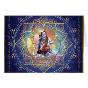 Shiva Mahamrityunjaya - rena för Karma Hälsningskort