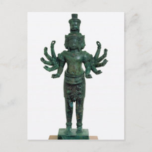 Shiva med många armar och huvuden, Angkor Vykort