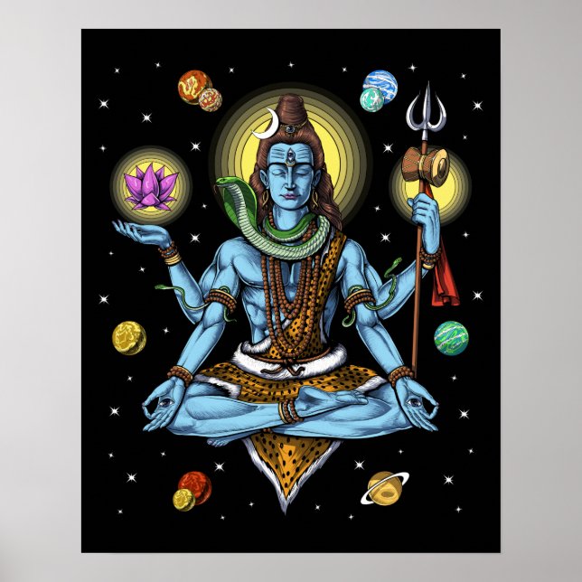 Shiva Meditation Poster (Framsidan)