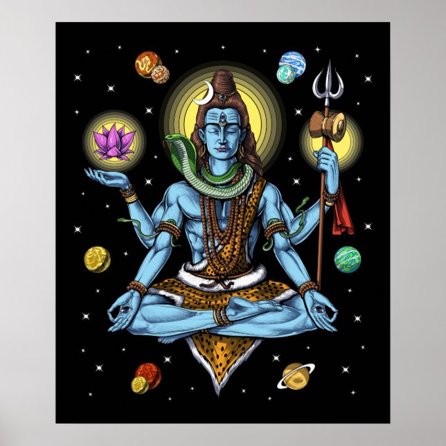 Shiva Meditation Poster (Framsidan)
