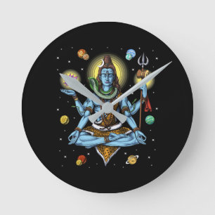 Shiva Meditation Rund Klocka