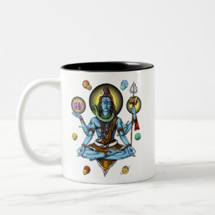 Shiva Meditation Två-Tonad Mugg