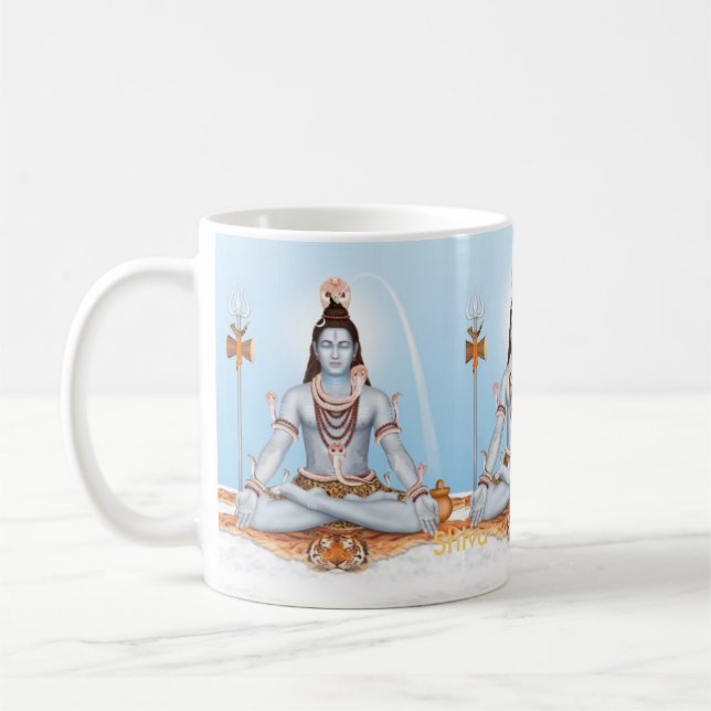 Shiva meditationmugg kaffemugg (Vänster)