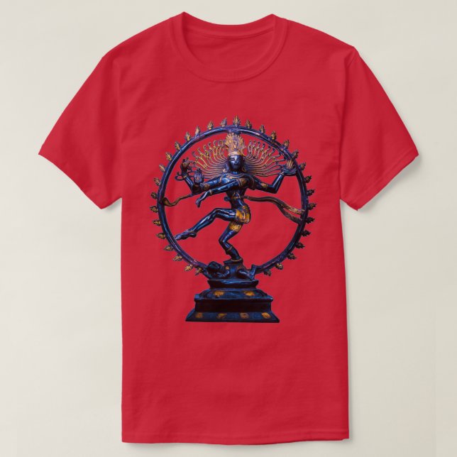Shiva Nataraj Lord of the Cosmic Dance and Remover T Shirt (Design framsida)