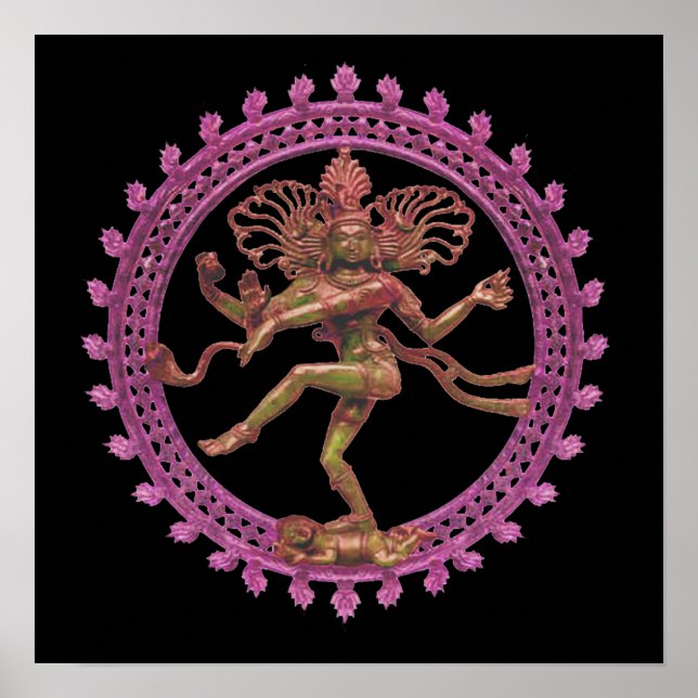 Shiva (Nataraja), Cosmic Dancer Poster (Framsidan)