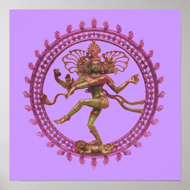Shiva (Nataraja), Cosmic Dancer Poster (Framsidan)