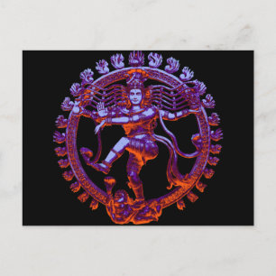 Shiva Nataraja dans Vykort