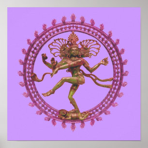 Shiva (Nataraja) den kosmiska dansare Poster