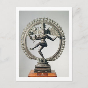 Shiva Nataraja, Tamil Nadu, Late Chola (bronze) Vykort