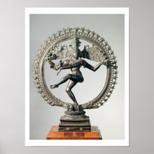 Shiva Nataraja, Tamil Nadu, sena Chola (brons), Poster