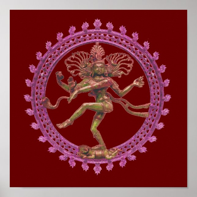 Shiva (Nataraja) the Cosmic Dancer Poster (Framsidan)