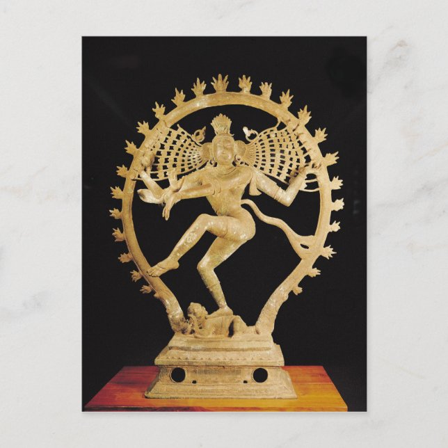 Shiva Nataraja Vykort (Framsida)