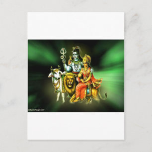 SHIVA OCH PARVATHI VYKORT