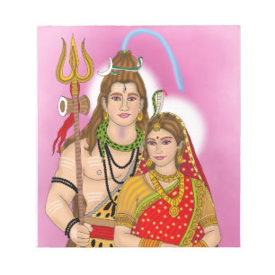 Shiva Parvati Anteckningsblock