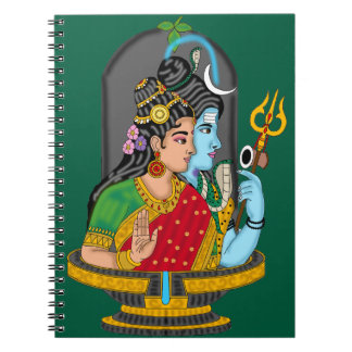 Shiva Parvati – Divine Love & Blessings Anteckningsbok