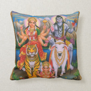 Shiva Parvati Ganesha-kudde Kudde