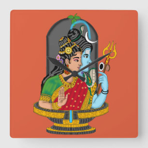 Shiva Parvati gudomlig klocka