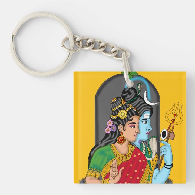 Shiva Parvati Keyring – Divine Couple of Eternal L (Framsidan)