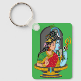 Shiva Parvati Keyring – Divine Couple of Eternal L Nyckelring
