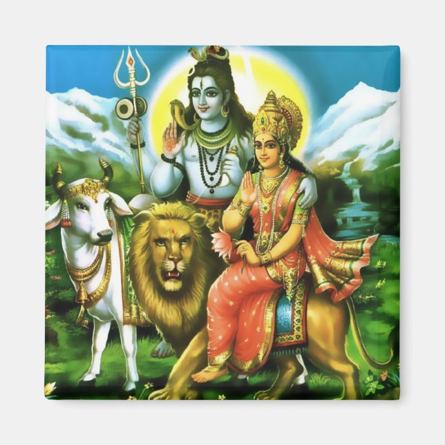 Shiva & Parvati Magnet (Framsidan)