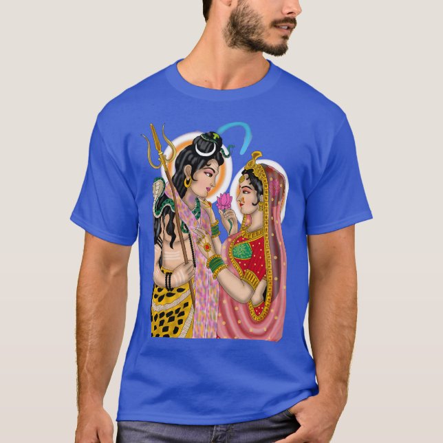 Shiva Parvati T-Shirt (Framsida)