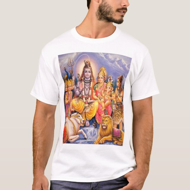 Shiva-Parvati Tee Shirt (Framsida)