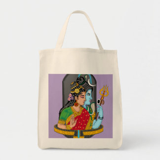 Shiva Parvati Tote Bag – Divine Couple of Harmony  Tygkasse