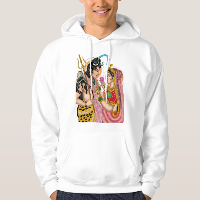 Shiva Parvati Tröja Hoodie (Framsida)