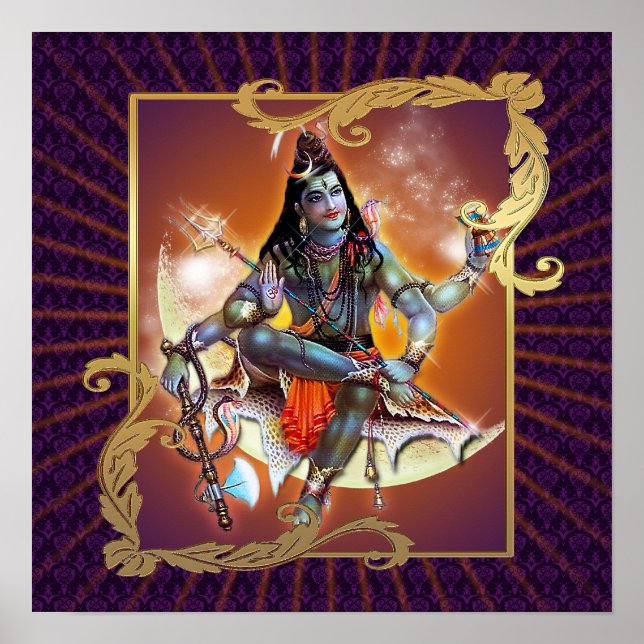 Shiva - Solnedgång - Poster (Framsidan)