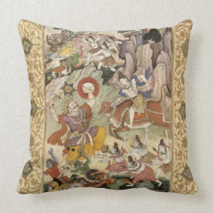 Shiva som dödar demonen Andhaka, c.1585-90 Kudde