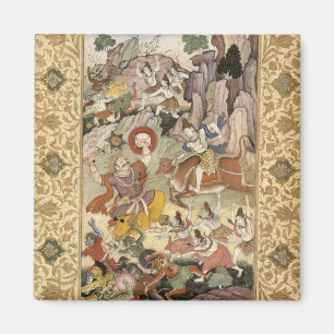 Shiva som dödar demonen Andhaka, c.1585-90 Magnet