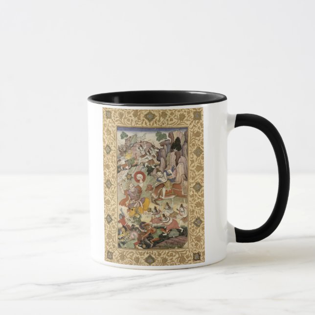 Shiva som dödar demonen Andhaka, c.1585-90 Mugg (Höger)