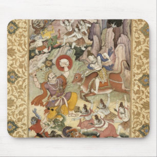 Shiva som dödar demonen Andhaka, c.1585-90 Musmatta