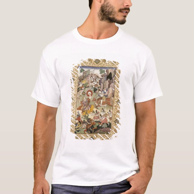 Shiva som dödar demonen Andhaka, c.1585-90 Tee Shirt (Framsida)