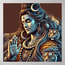 Shiva the Ascetic - Himalayan Yogi in Deep Meditat
