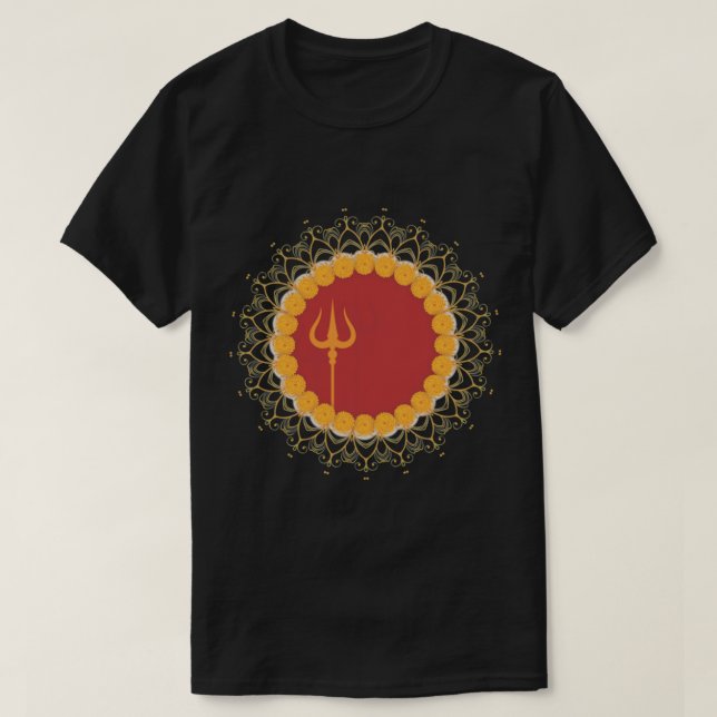 Shiva - Trishul Mahakal T Shirt (Design framsida)