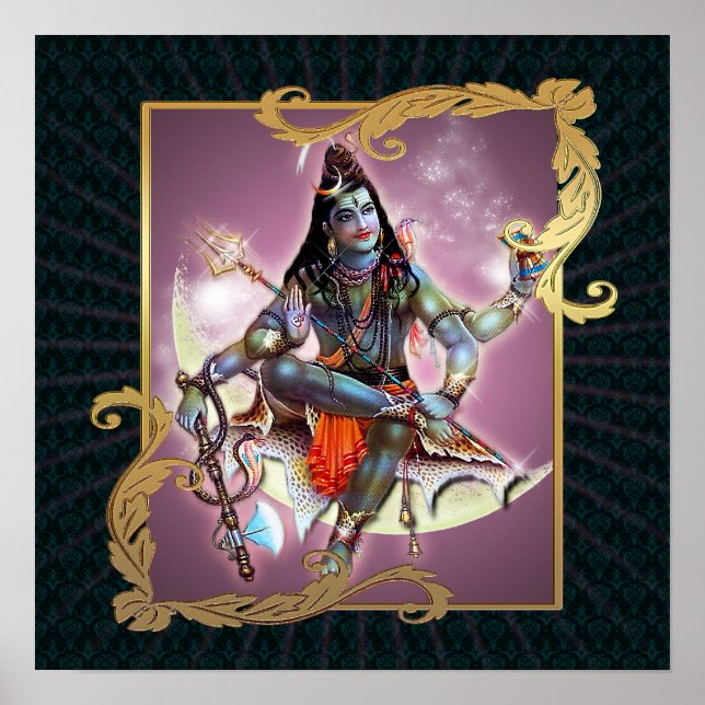 Shiva - Vintage Moss - Poster (Framsidan)
