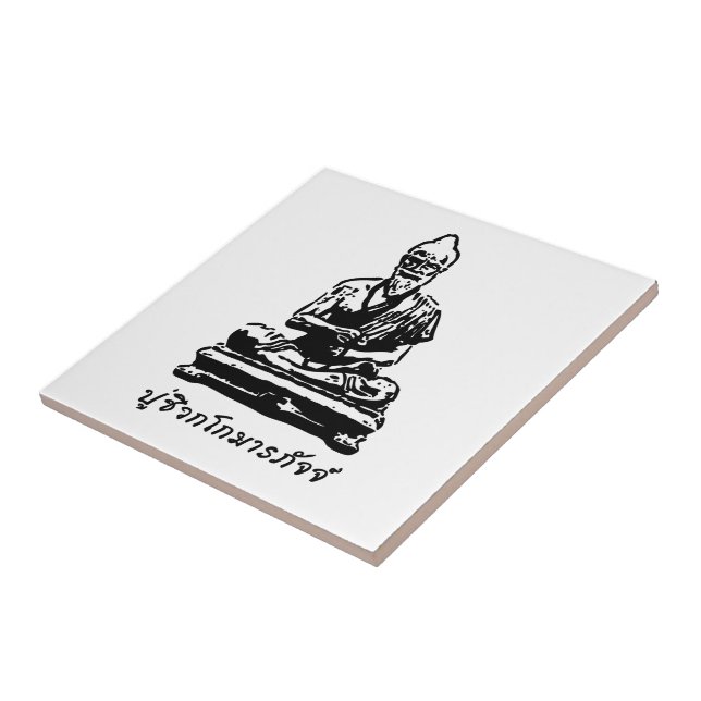 Shivago Komarpaj Buddha of Thai Massage Kakelplatta (Sidan)