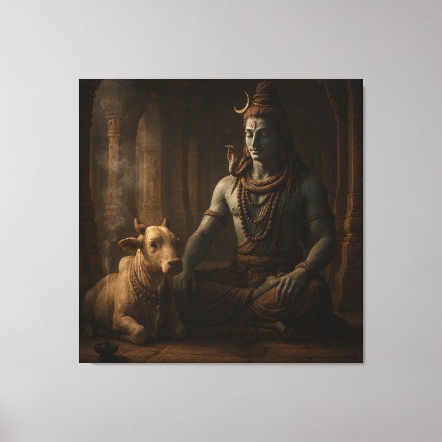 Shivaguden Canvastryck (Framsida)