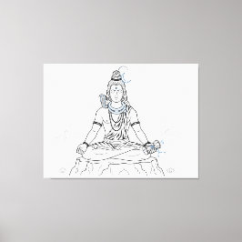Shivaguden Canvastryck