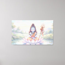 Shivaguden Canvastryck